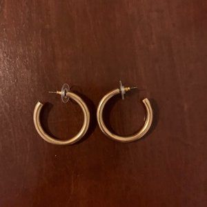chunky madewell gold hoops